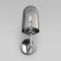 Wall lamp EUROSVET PLUTO 60156/1, E14, 1x40W, 185x100x270 mm, chromium color