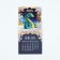 Calendar on the green snake spiral, 7 x 7 cm