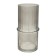 Decorative vase made of combined glass, 111 × 111 × 215 mm, color gray color