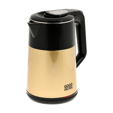 Electric kettle Goodhelper KPS-188C, metal, 1.8 l, 1500 watts, golden