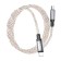 Hoco U112, Type -C cable - Lightning, 3 A, 1 m, transparent, pd, data transfer, PVC, gray