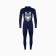 Male thermal underwear (fufaika, pants) print wolf, dark blue color, size 52