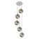 Suspended lamp Citilux "Tommy" CL102050, 36x36x56 cm, 5x40W, E14, gray color