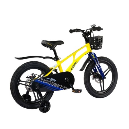 Bicycle 18 ’’ maxiscoo Air Pro, yellow matte color-3