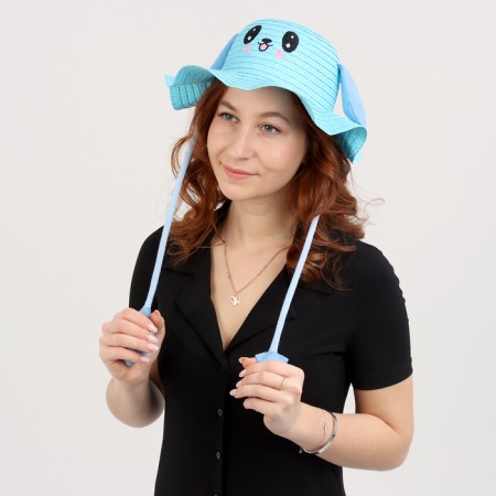 Panama "Cute Bunny", the ears rise pr 52-54 Blue color