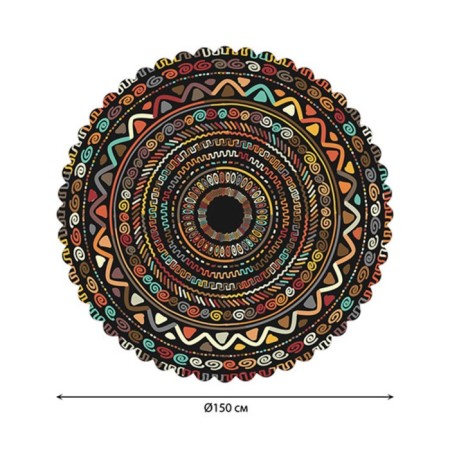 The tablecloth “African circles”, round, Saten, d = 150 cm-1
