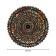The tablecloth “African circles”, round, Saten, d = 150 cm