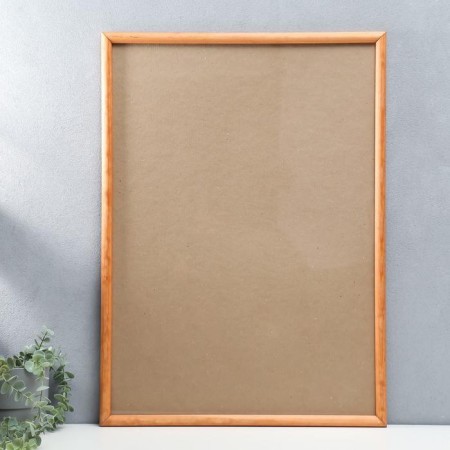 Photo frame 50x70 cm walnut (plastic screen)