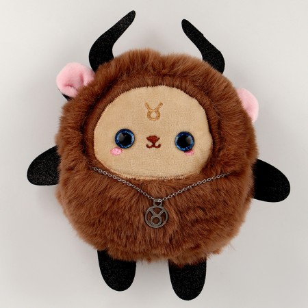 Soft toy - zodiac "Create your decoration. Taurus ", with a pendant-4