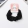 Hair elastic band "Orbit" Classic stripes, 10 cm, black