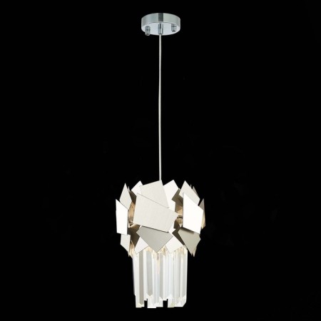 STL LUCE Sus. SL1232.103.01. Casorta. 1x60 W, E14, 23x23x30 cm, chromium color-1