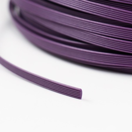 Artificial rattan 6 mm 100 m wave (purple)-3
