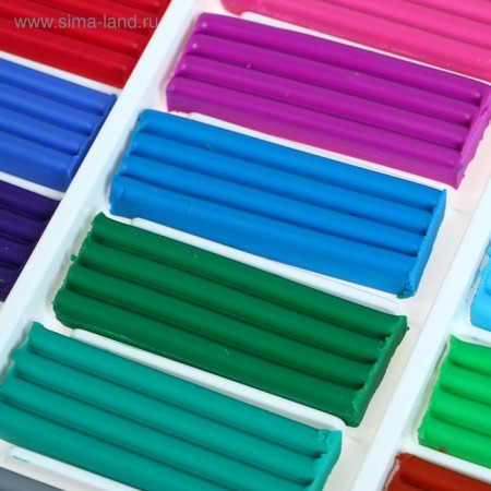 Plasticine 24 colors 360 g Zoo-2