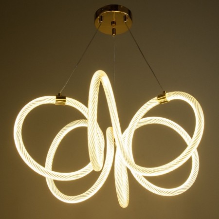 Bayerlux “Desy” LED 128W gold 54x54x23-120 cm-2