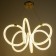 Bayerlux “Desy” LED 128W gold 54x54x23-120 cm