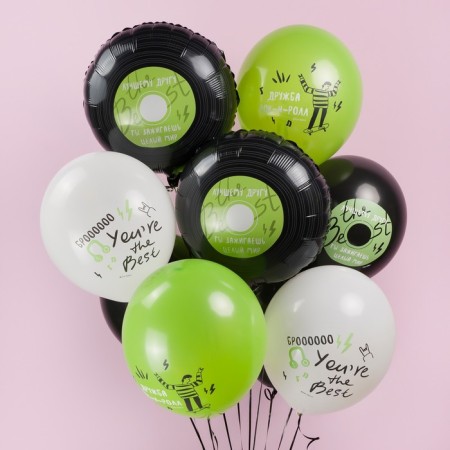 Shar Latex 12 “Best friend”, pastel, 2-sided, set 25 pcs., Mix-1