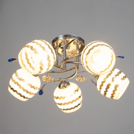 Vivian chandelier 5x40W E27 Chrome Model: 2612358-1