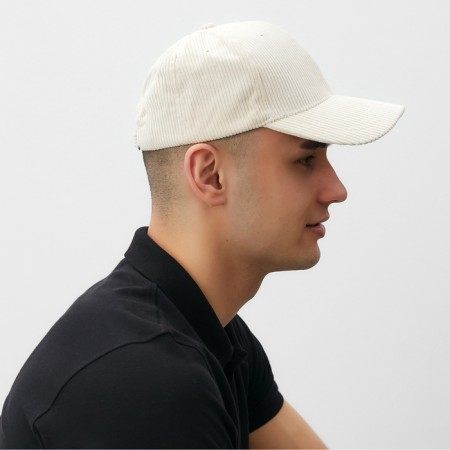 Male baseball cap, milk, size 56-58-1