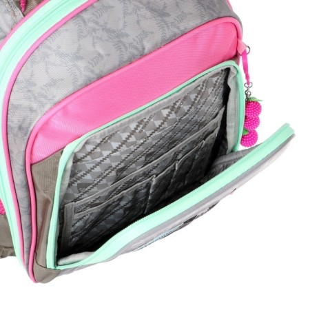 Frame backpack 39 x 29 x 17 cm, Across 179, gray/pink ACR22-179-9-8