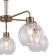 Monto chandelier, 5x40W E27, brown color