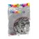 Latex ball 12 ", mirror, chrome, set 50 pcs., Silver