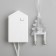 Garland “thread” 5 m with nozzles “crystal”, IP20, transparent thread, 50 LED, white glow, 8 modes, 220 V