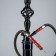 Hookah "Black Tower", 53 cm, 1 pipe, black