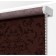 Rolled curtain "Delphi" 60 x 175 cm, dark brown color