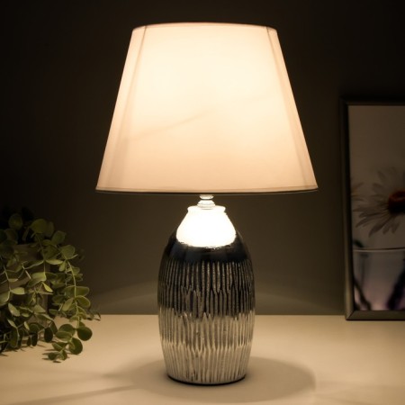 Celeste table lamp E14 40W silver 22x22x28 cm Risalux-2