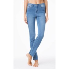 Direct women's jeans with high landing Conte Elegant, size S, dark blue color