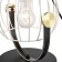 Pasquale table lamp, 1x60W E27, black color, gold
