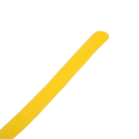 Velcro screed for wires 150x10x1.5 mm tundra, yellow color, 10 pcs.-8