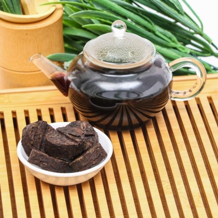 Chinese sustained tea "Shu Puer", Yunnan, 50 g (+ - 5 g) (set 8 pcs), 2017-4