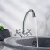 Kitchen mixer RMS SL71-271F, two-wound, high spout, chrome