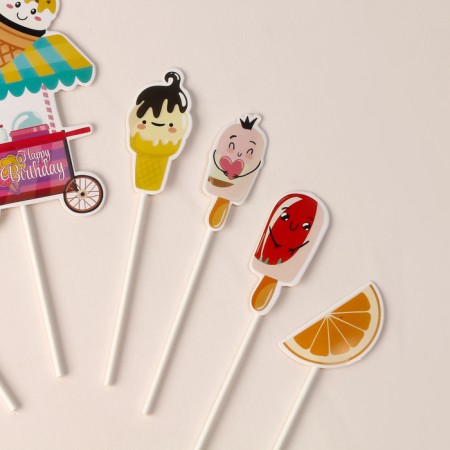 Set for decoration "Sweet Party", set of 10 pcs.-3