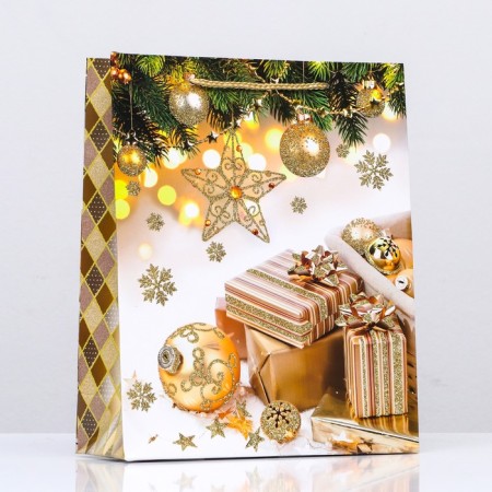 Laminated "Happy Holiday" Lux 26 x 32 x 10 cm-2