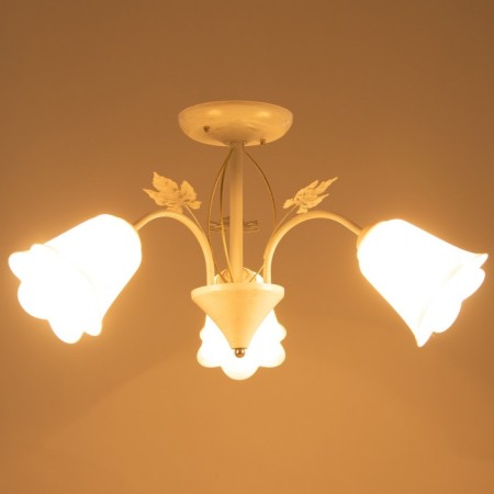 Cauces "Bouquet" 3x15W E27 Model: BR 00229 White-2
