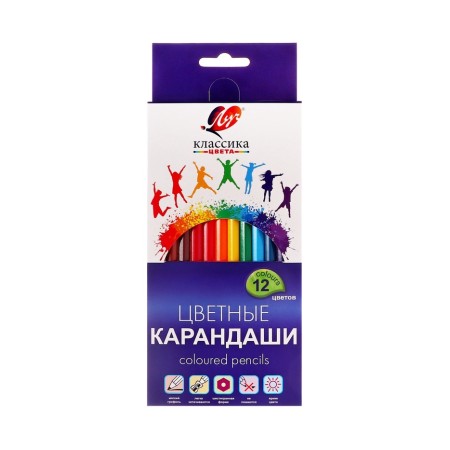 Color pencils 12 colors "Classic", hexagonal-4