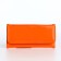 Women's wallet on a magnet, orange color