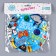 Paper plate "Birthday", in the set 6 pcs., Blue color
