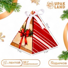 New Year. Bonbonniere, New Year's gift packaging 