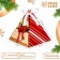 New Year. Bonbonniere, New Year's gift packaging "Gift", 7 × 7 × 7.5 cm.