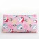 Cosmetic bag with lightning, pink/multi -colored color