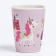 Bamboo cup of bamboo, 240 ml., Color and pattern mix