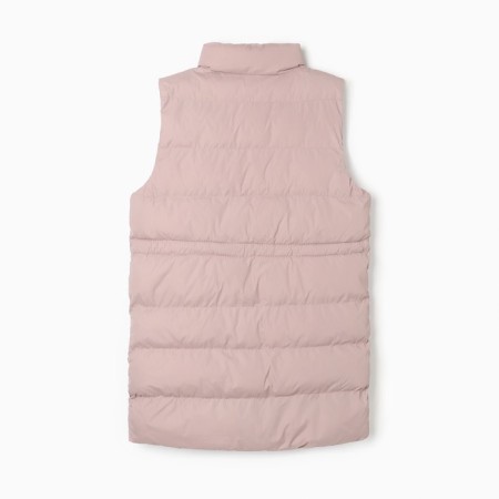 Warmed female vest, beige color, size 44-9