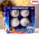 Christmas balls for coloring for the New Year “Magic Gift”, 4 pcs, New Year's set for creativity