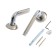 Separate handle Lockland 012 SN/CP, Sat color. Nickel/chrome