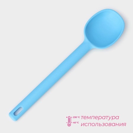 Spoon of the luxury, 28 × 6.5 × 2 cm, blue color-2