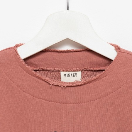 Kidsa (sweatshirt, trousers) minku Terracotta color, height 146-9