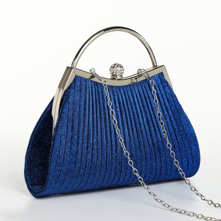 Female bag on the farmar, blue color-2